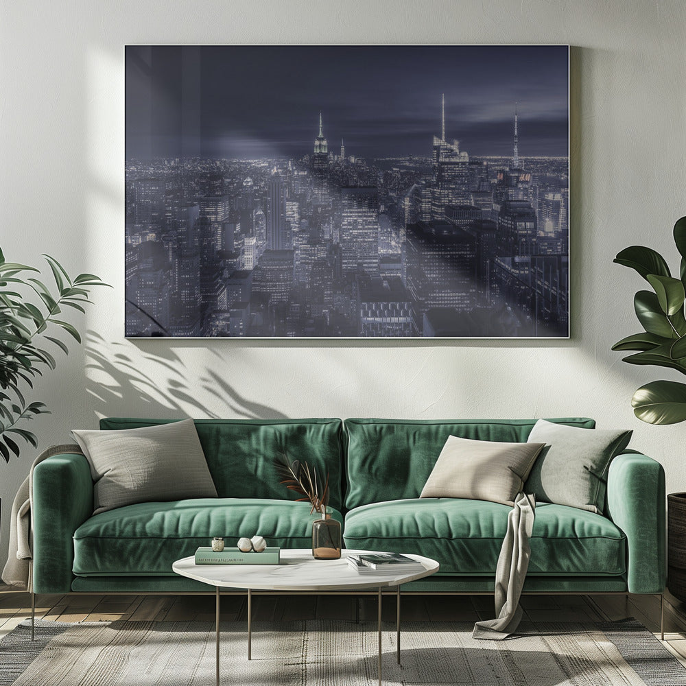Blue city - Poster / Art Print