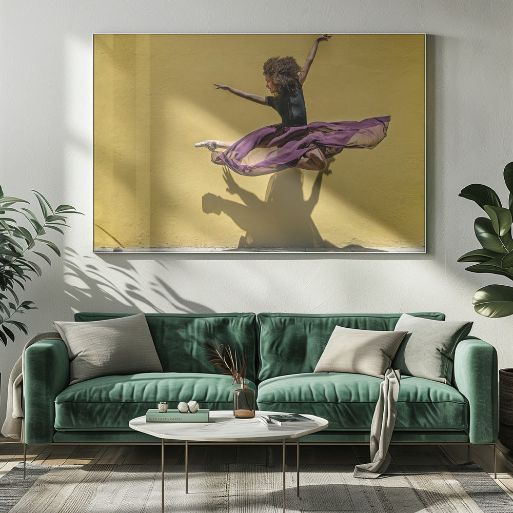 Brenda jumping - Poster / Art Print