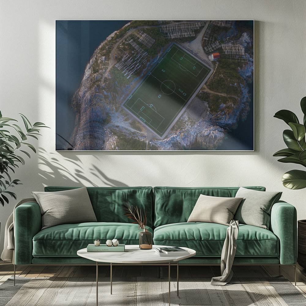 The furthest football field - Poster / Art Print