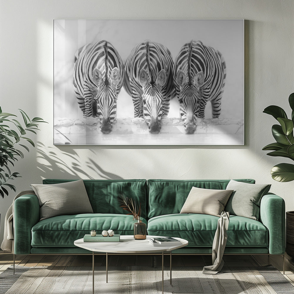 Zebras - Poster / Art Print