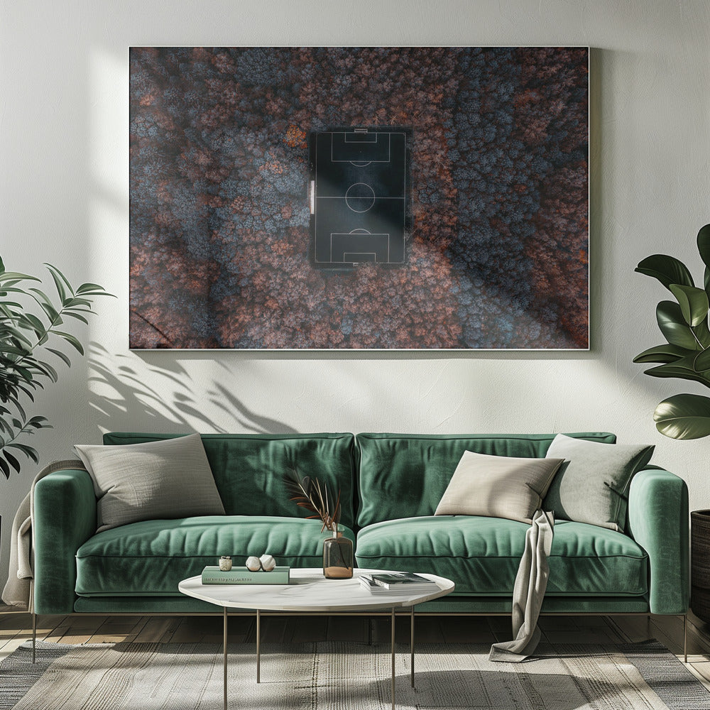 playing in the forest - Poster / Art Print
