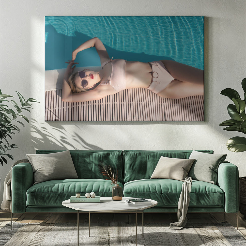 Poolside - Poster / Art Print