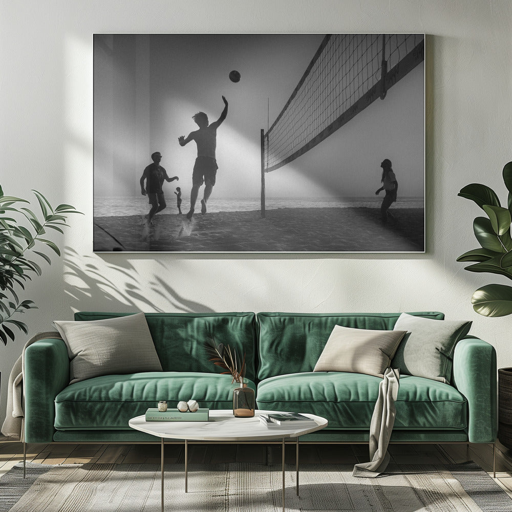 Beach volleyball - Poster / Art Print