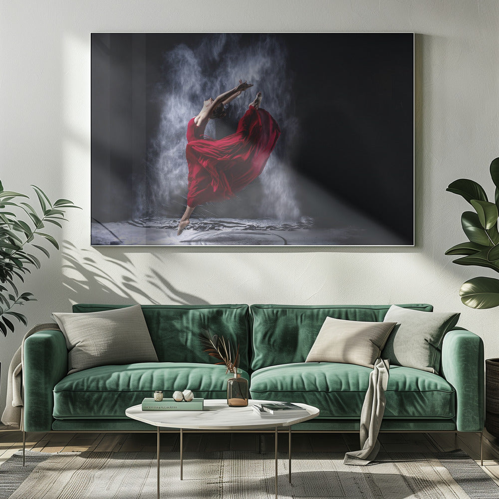 Red Dancing - Poster / Art Print