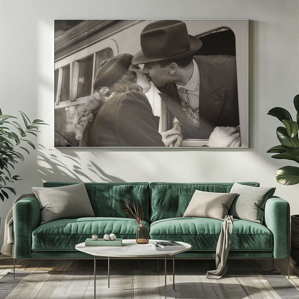 The Goodbye Kiss - Poster / Art Print