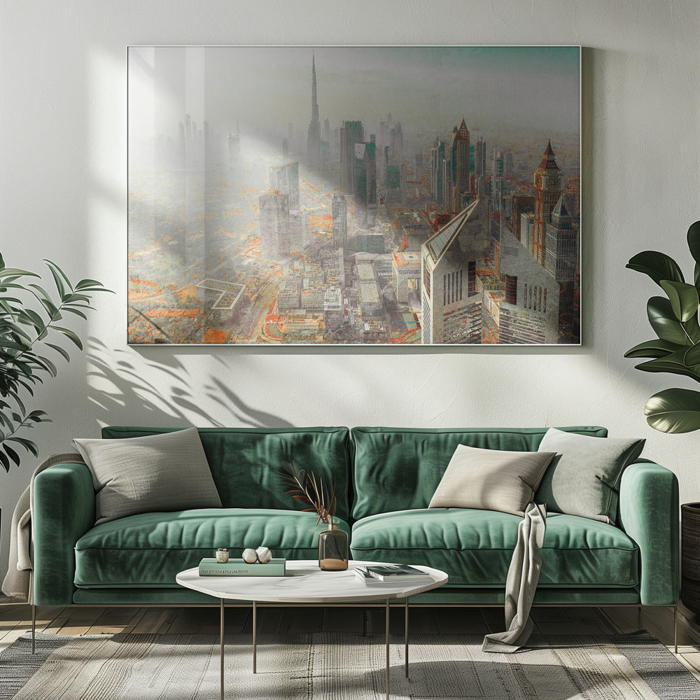 Twin Towers - Dubai - Poster / Art Print