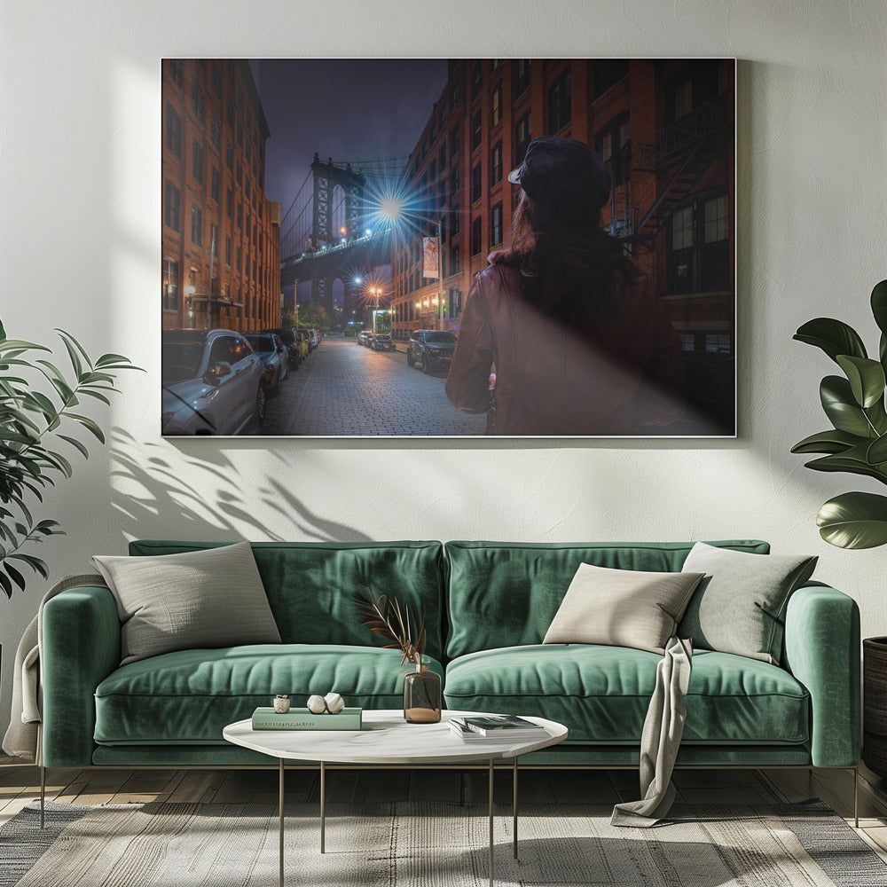 Manhattan bridge - Poster / Art Print