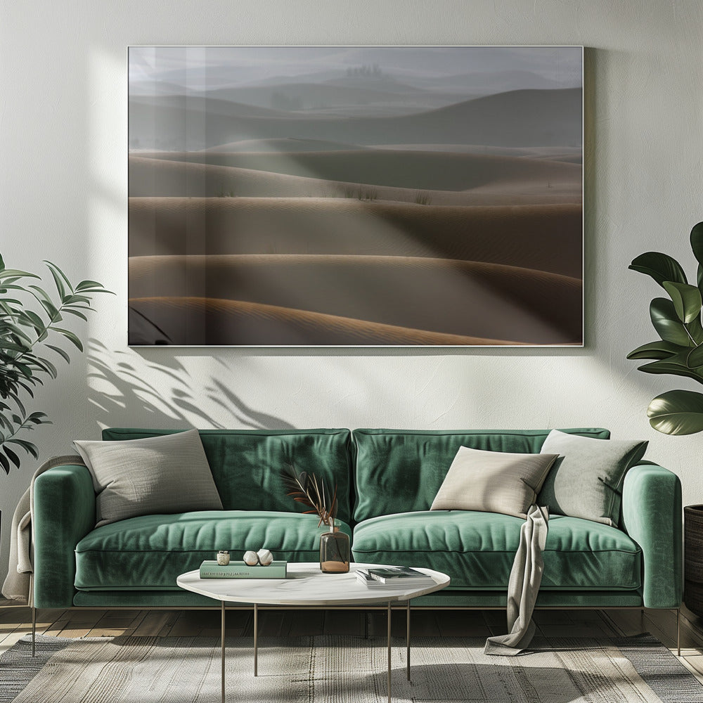 Foggy morning - Poster / Art Print