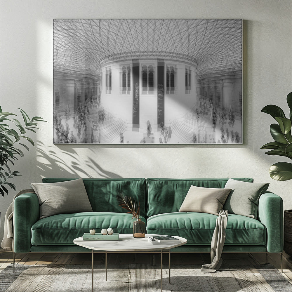 A visit to the British Museum - Poster / Art Print