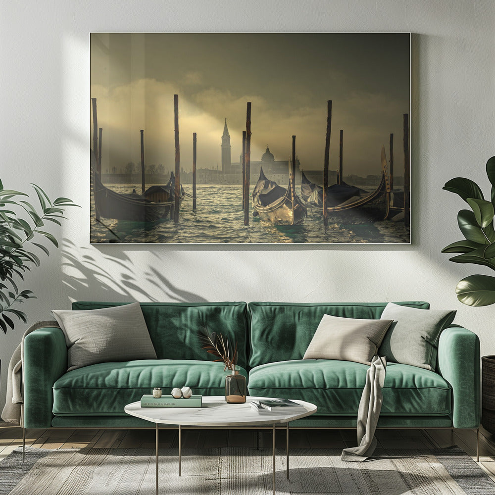 Light in the mist - Poster / Art Print