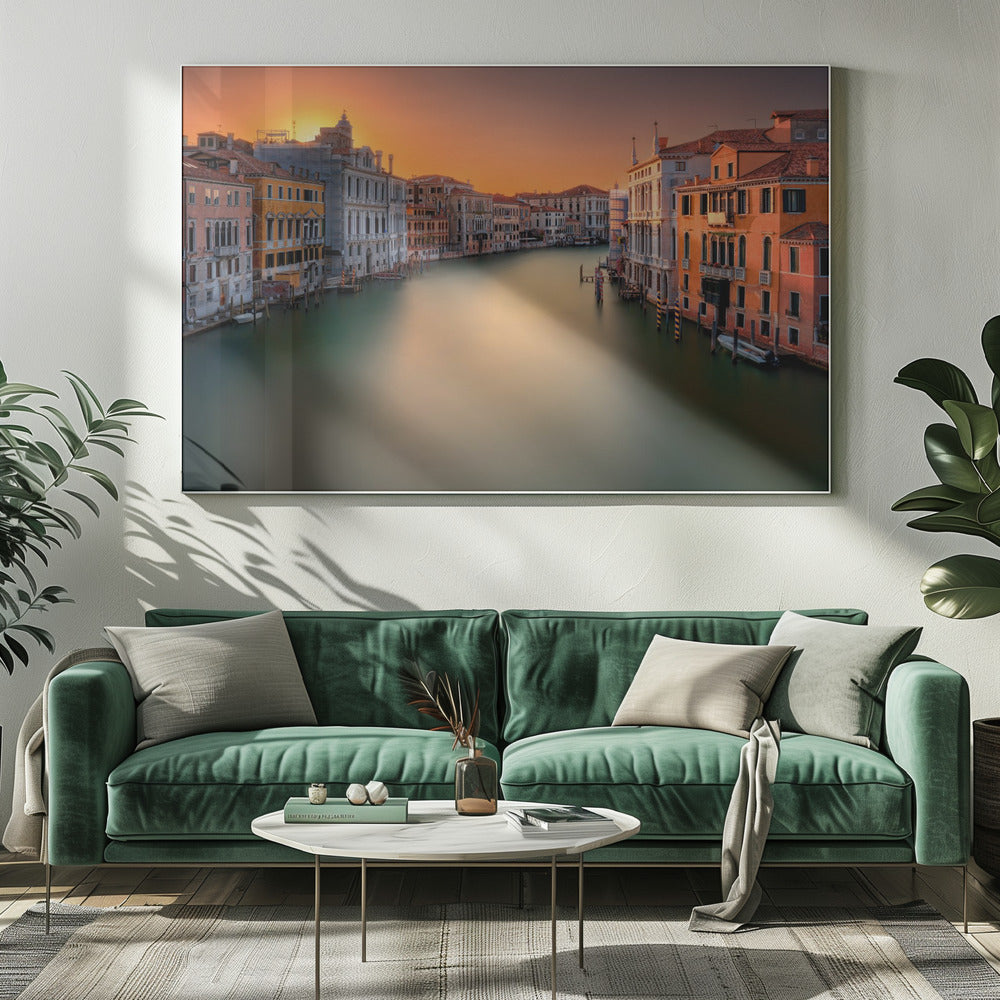 Sunset in Venice - Poster / Art Print