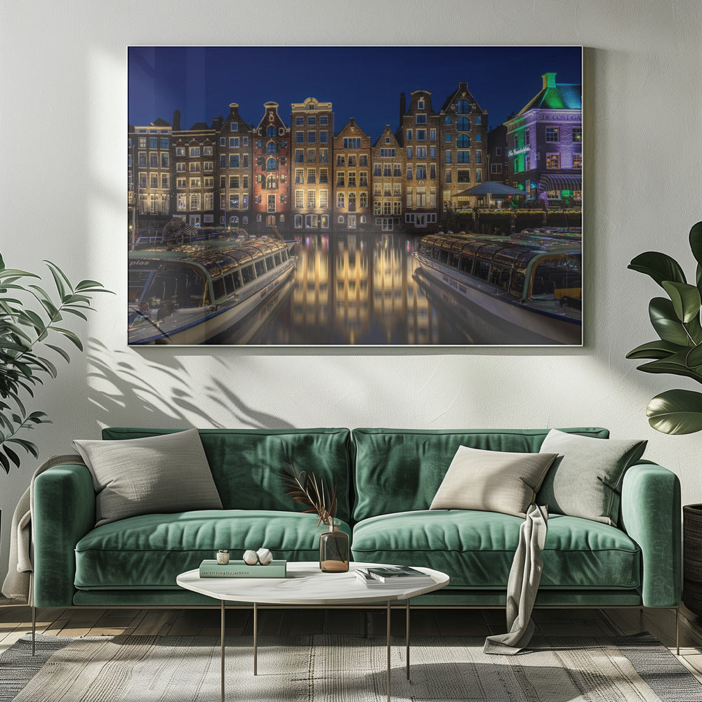 Damrak Amsterdam - Poster / Art Print