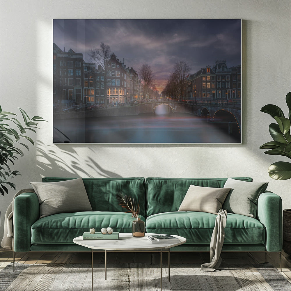 Amsterdam before the storm 7R21334 - Poster / Art Print