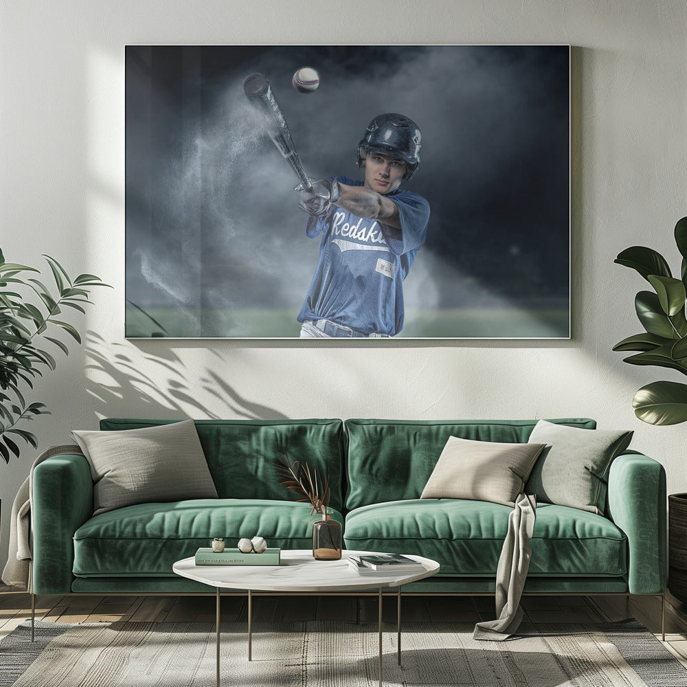 BaseballHit - Poster / Art Print
