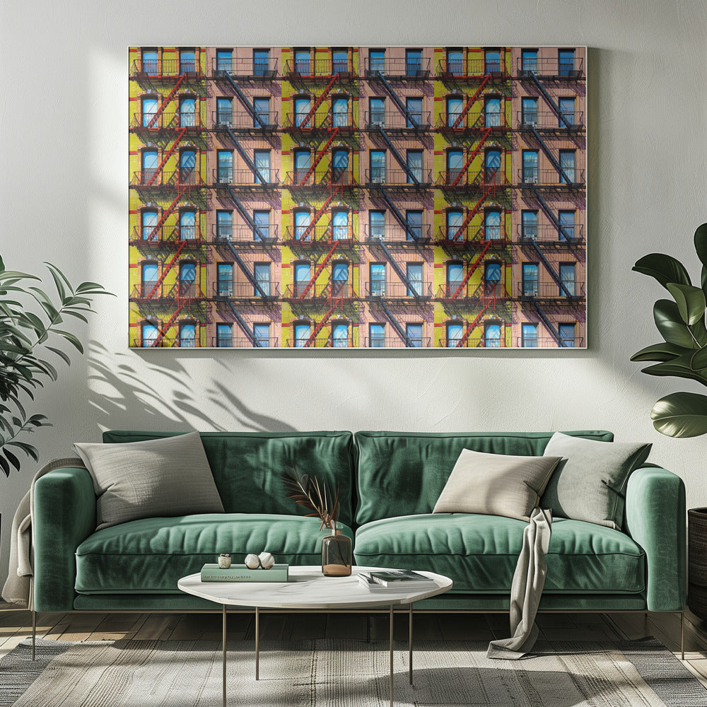 New York Windows - Poster / Art Print