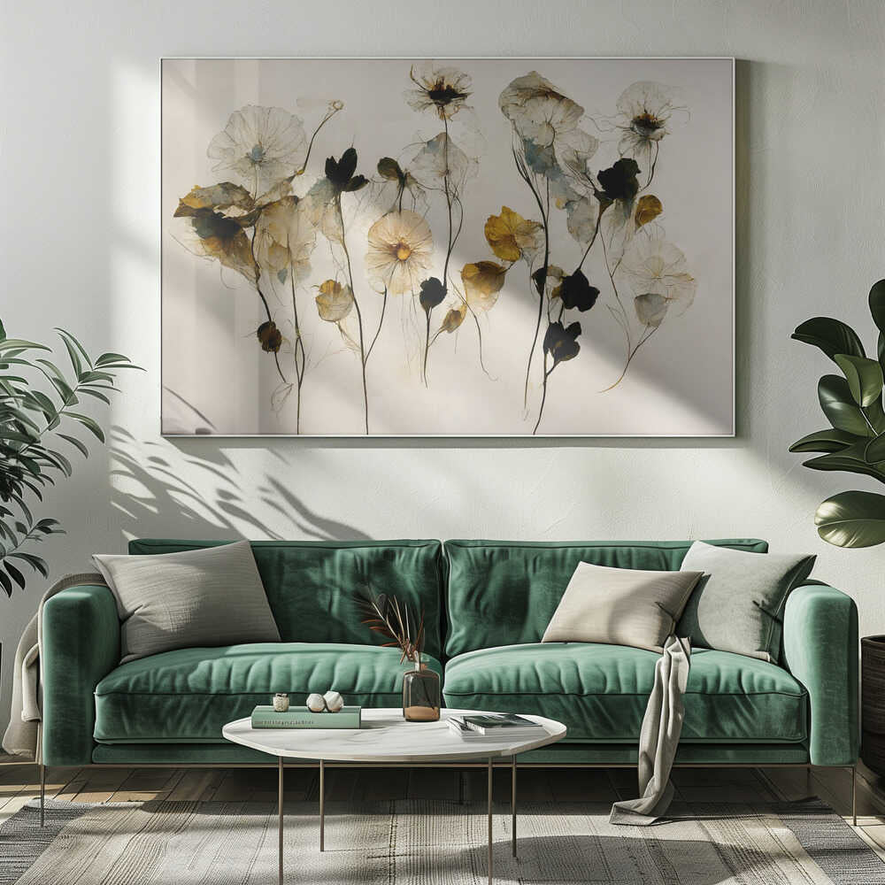 Beautiful Dry Flowers - Poster / Art Print