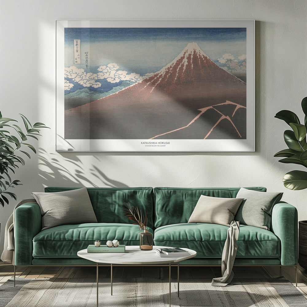 Shower Below Summit - Poster / Art Print