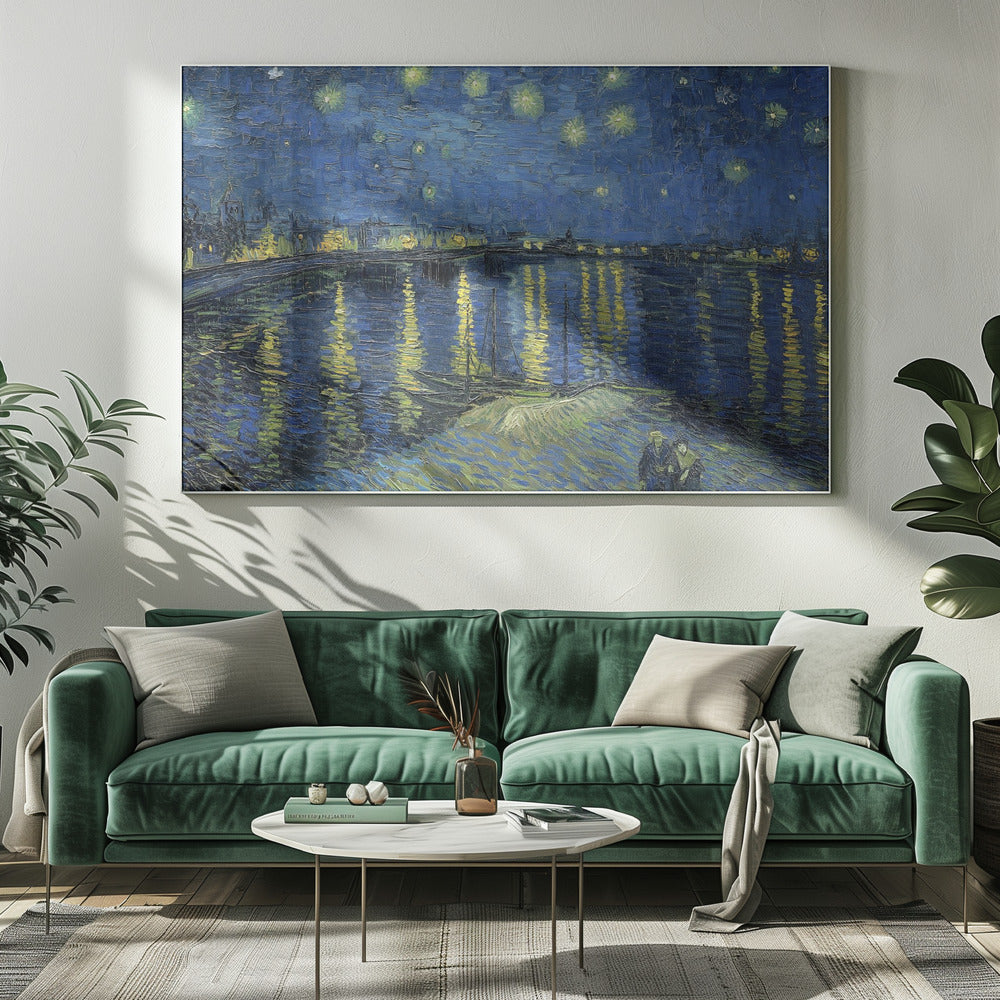 The Starry Night Over The Rhone - Poster / Art Print