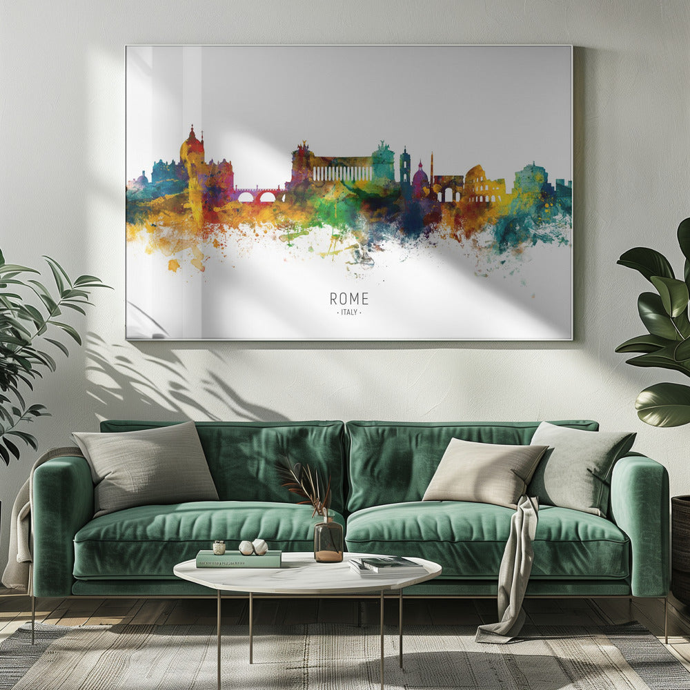 Rome Italy Skyline - Poster / Art Print