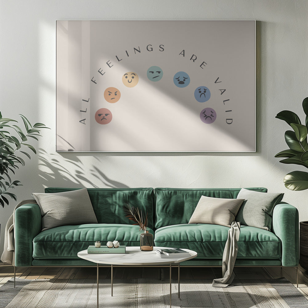 All Feelings Are Valid - Poster / Art Print