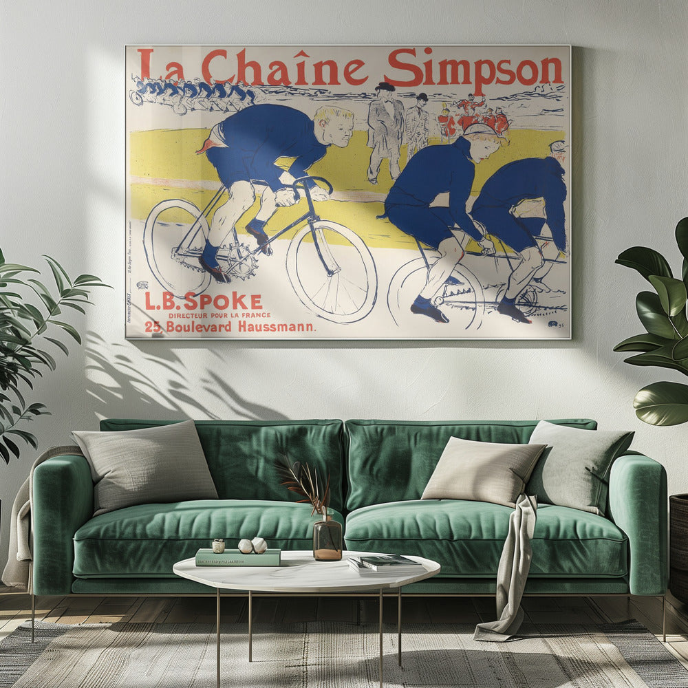 The Simpsons Chain (1896) - Poster / Art Print