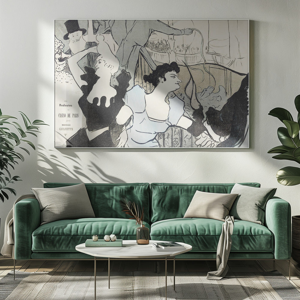 Les Reodutes Du Casino De Paris (1892) - Poster / Art Print