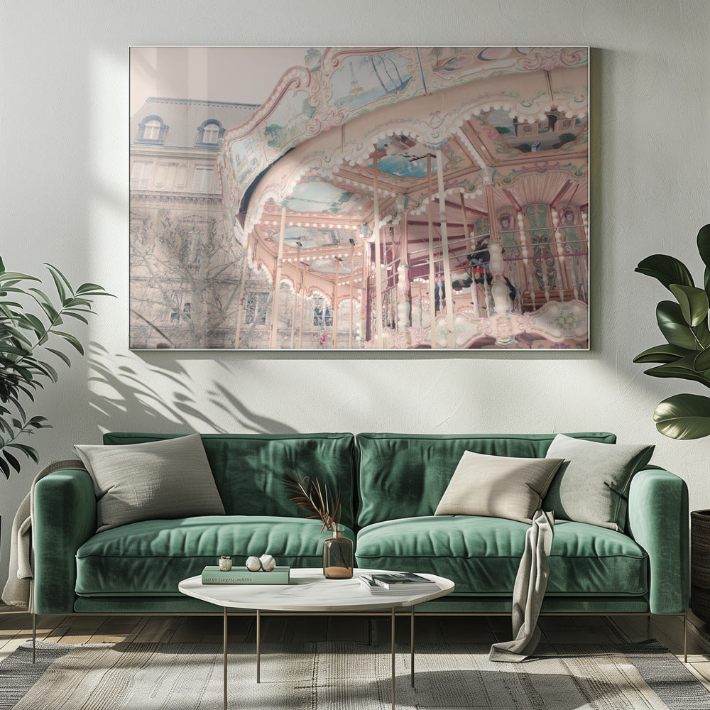 Paris Carousel - Poster / Art Print