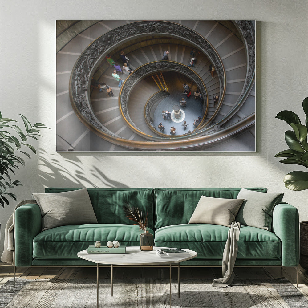 Sistine Chapel Stairs - Poster / Art Print