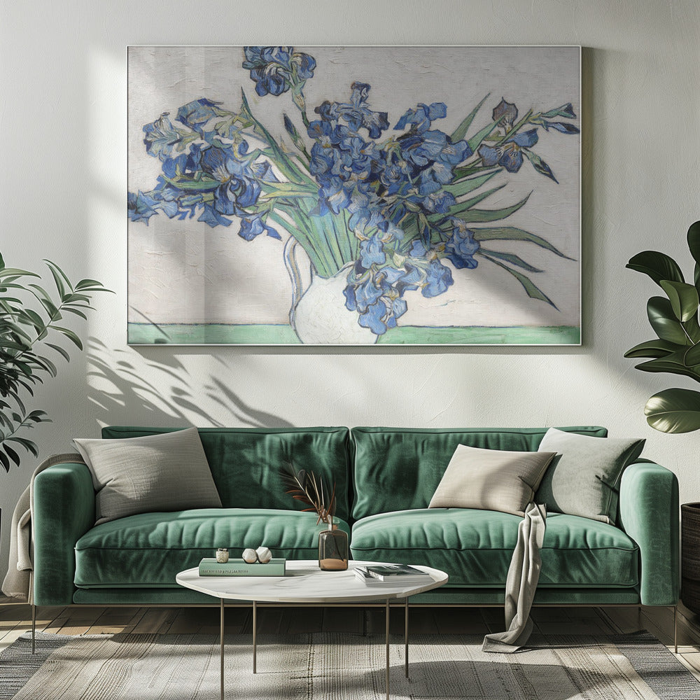 Vincent Van Gogh's Irises (1890). - Poster / Art Print