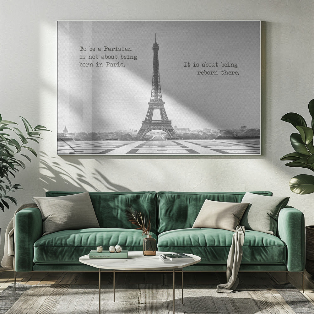 Reborn in Paris - Poster / Art Print