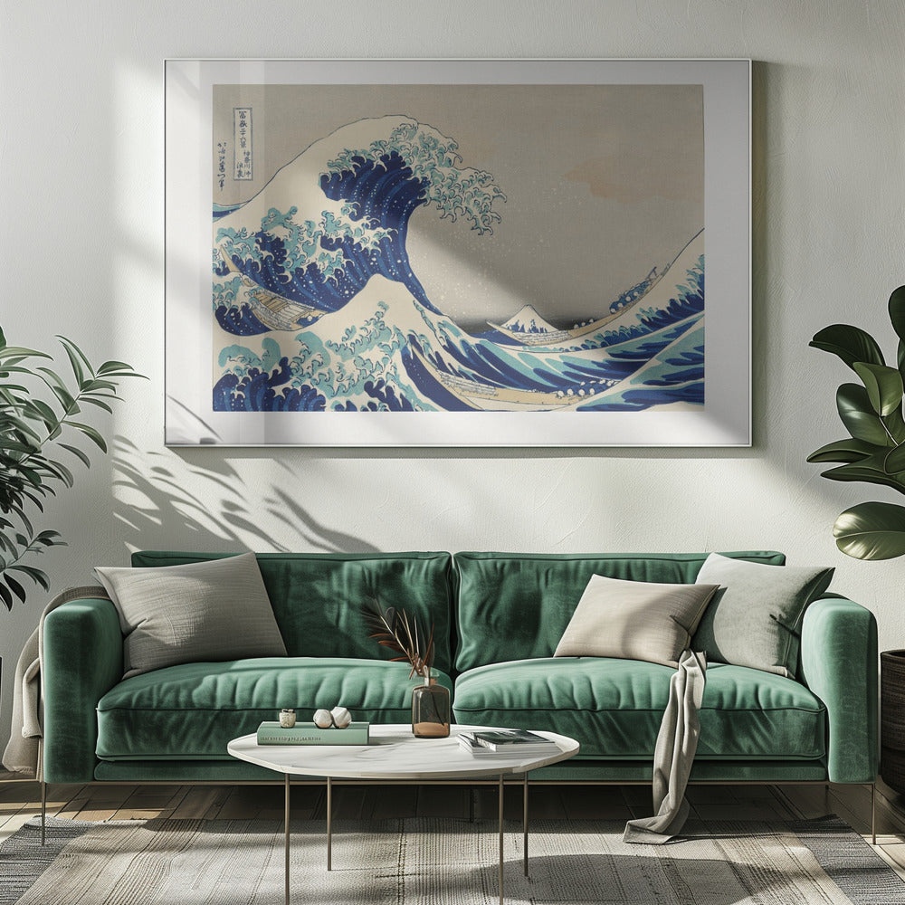 The wave - Kanazawa Oki Nami Ura - Poster / Art Print