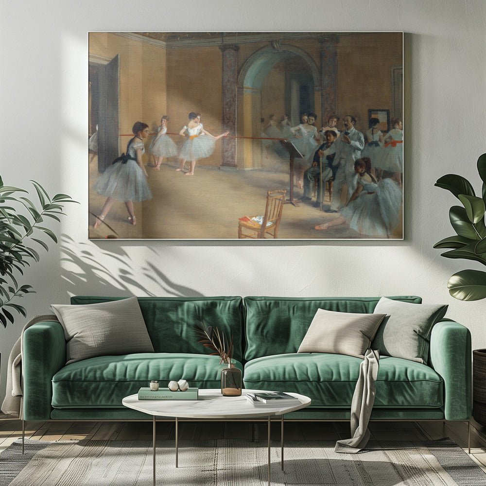 The Dance Foyer At the Opera On the Rue Le Peletier - Poster / Art Print