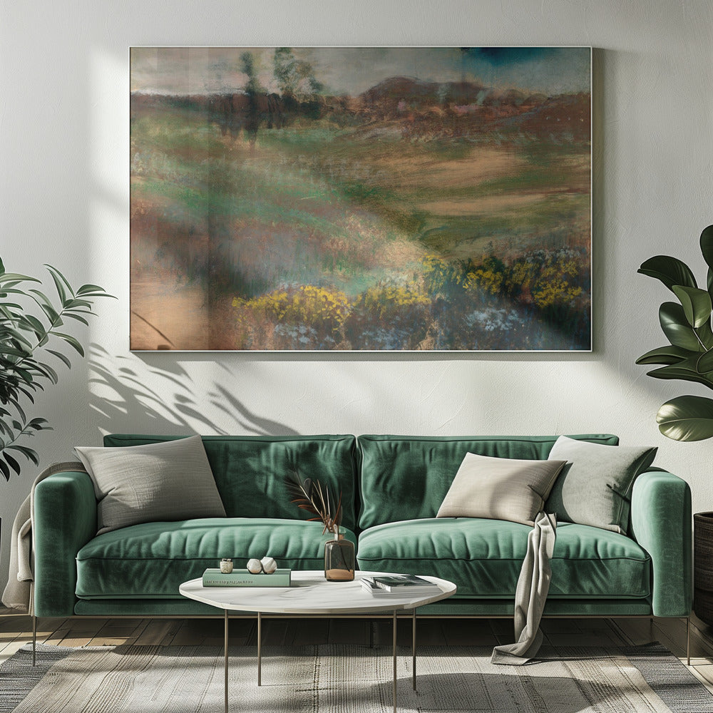 Landscape With Smokestacks - Poster / Art Print