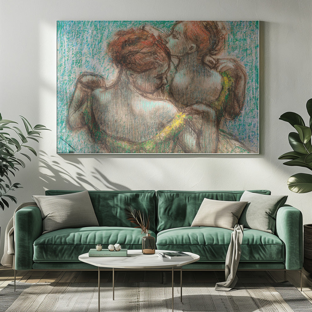 Two Dancers - Poster / Art Print