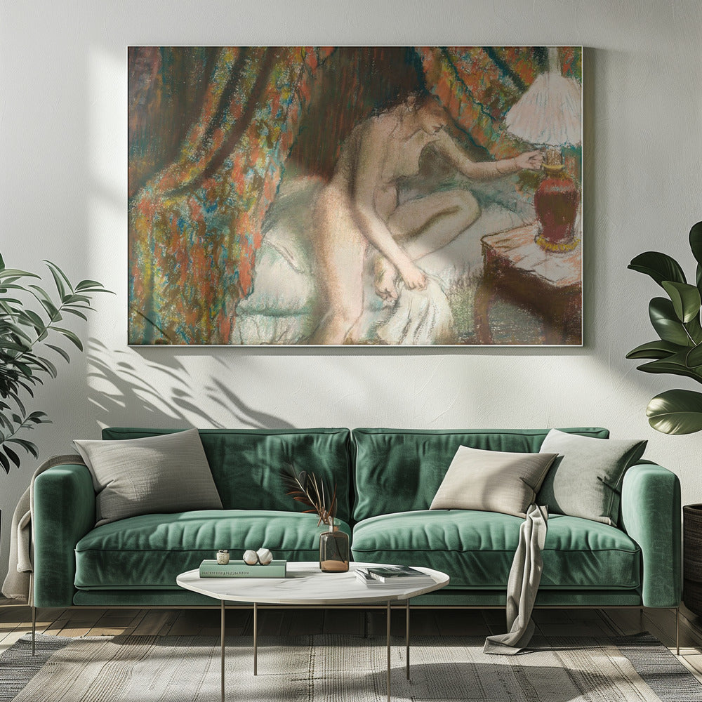 Naked Woman In Bed No.2 - Poster / Art Print