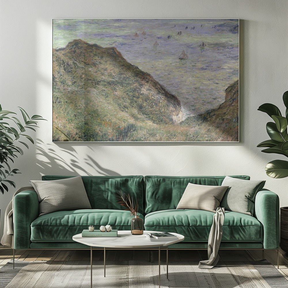 Claude Monet's View Over the Sea (1882) Famous Painting - Poster / Art Print