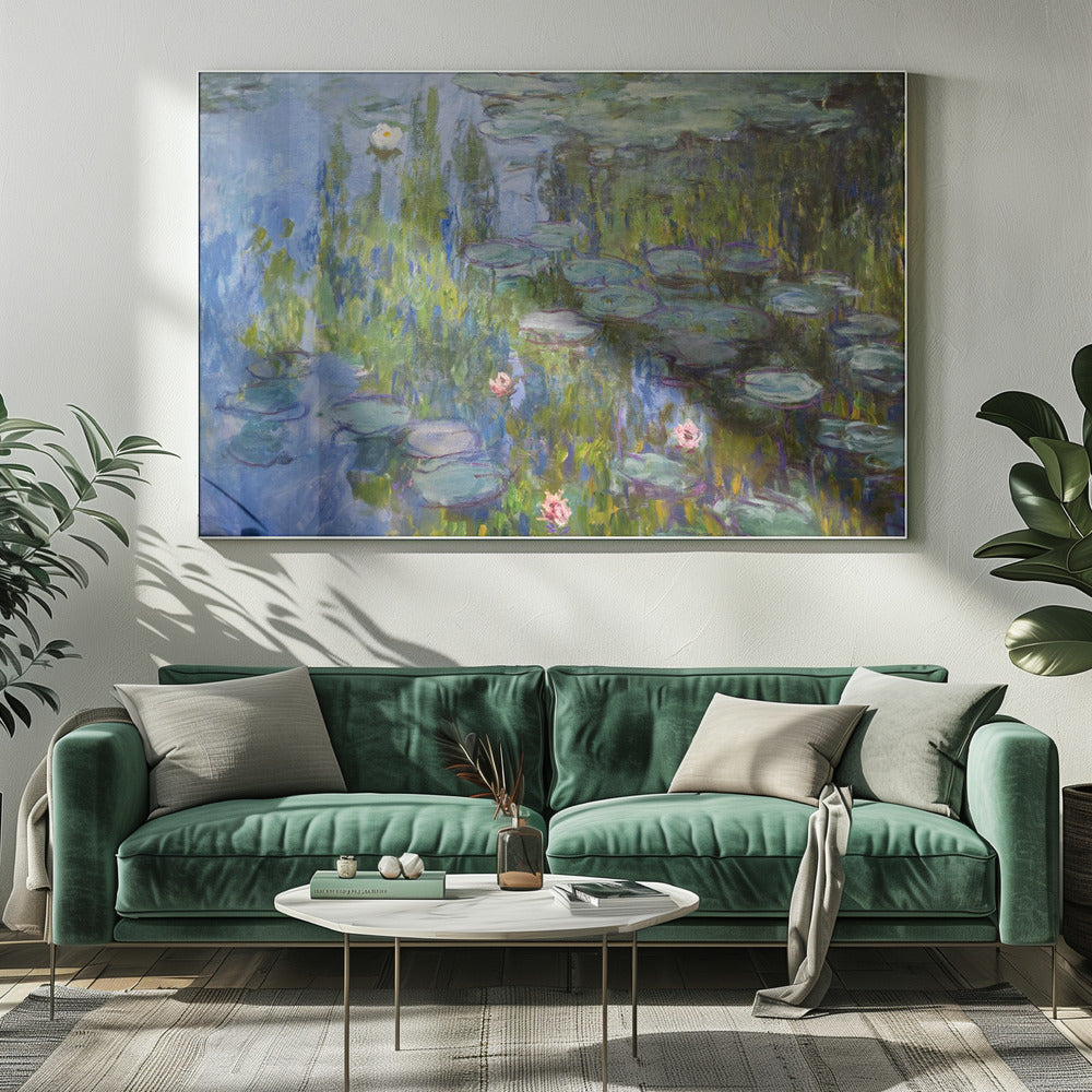 Claude Monet's Water Lilies (1915) - Poster / Art Print