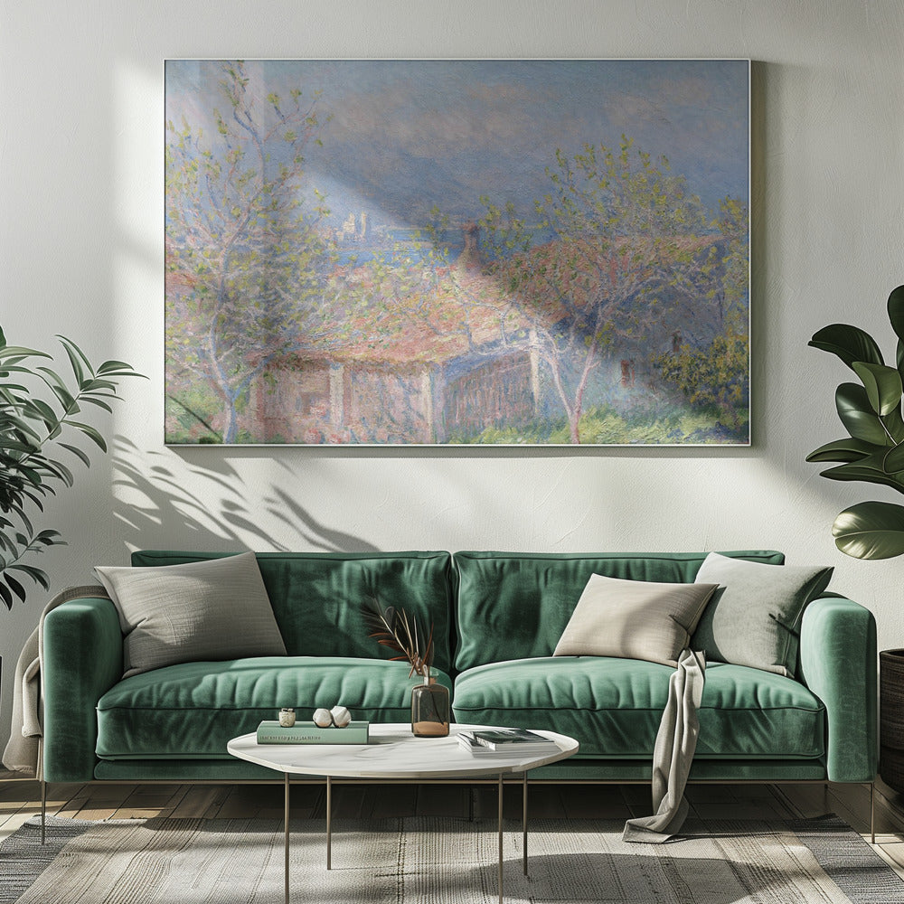 Gardener's House At Antibes (1888) By Claude Monet - Poster / Art Print
