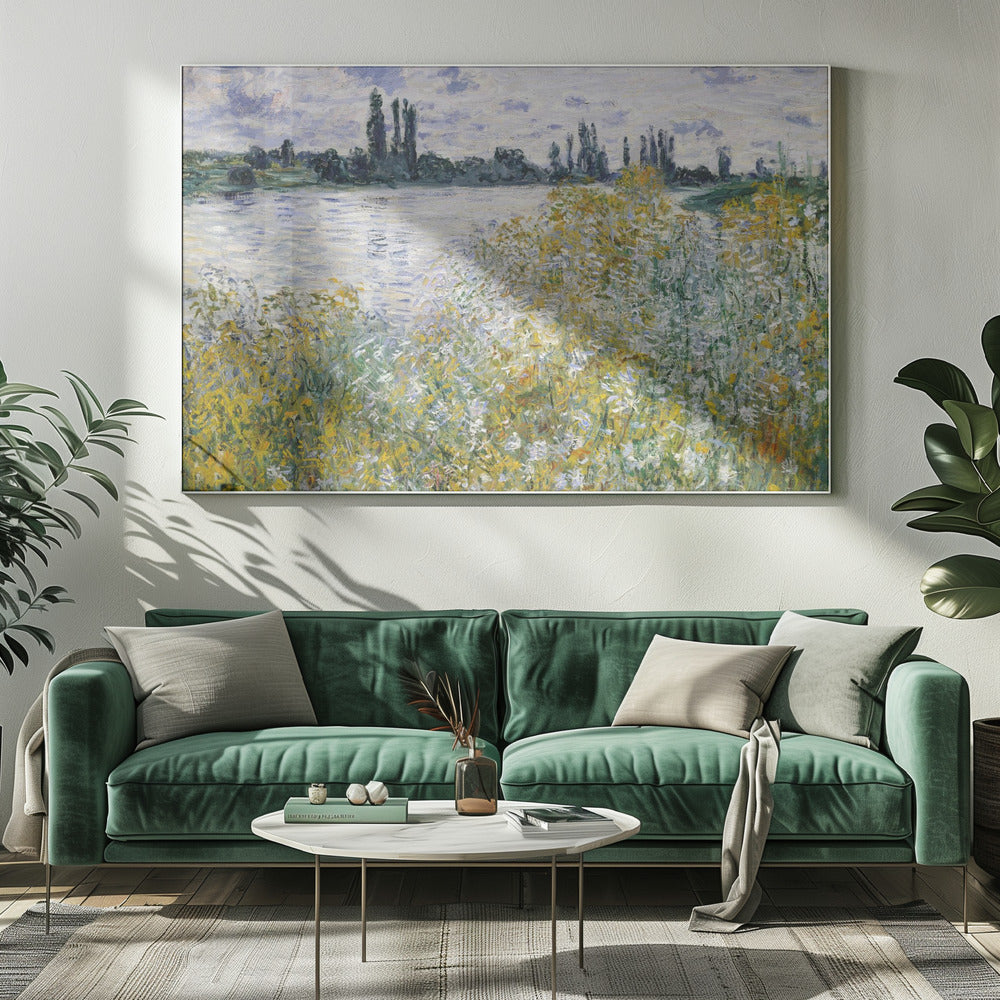 Île Aux Fleurs Near Vétheuil (1880) By Claude Monet - Poster / Art Print