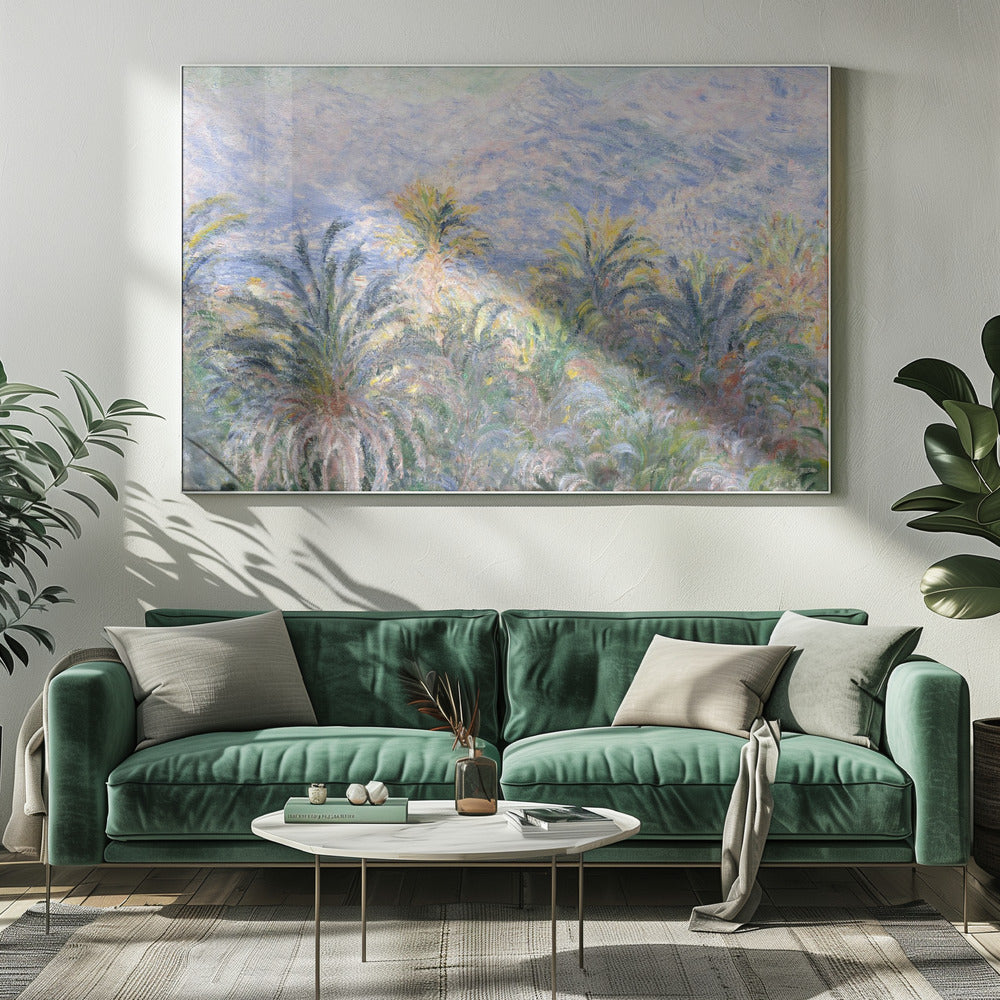 Palm Trees At Bordighera (1884) - Poster / Art Print