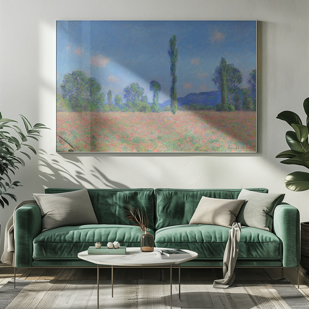 Poppy Field, Giverny (1890–1891) - Poster / Art Print