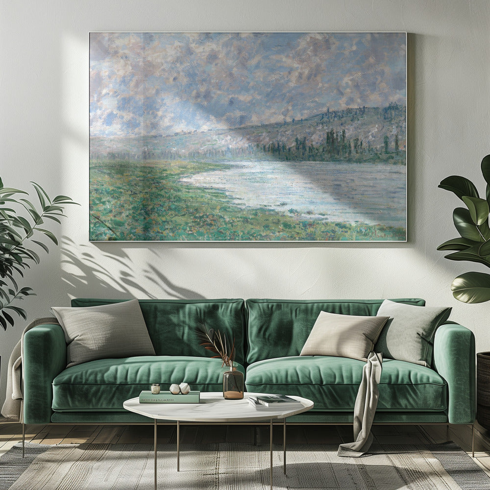 The Seine At Vétheuil (1880) - Poster / Art Print