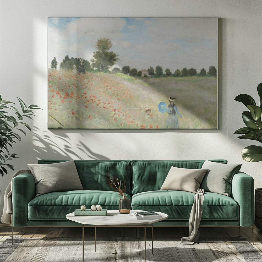 Poppy Field Near Argenteuil (1873) - Poster / Art Print
