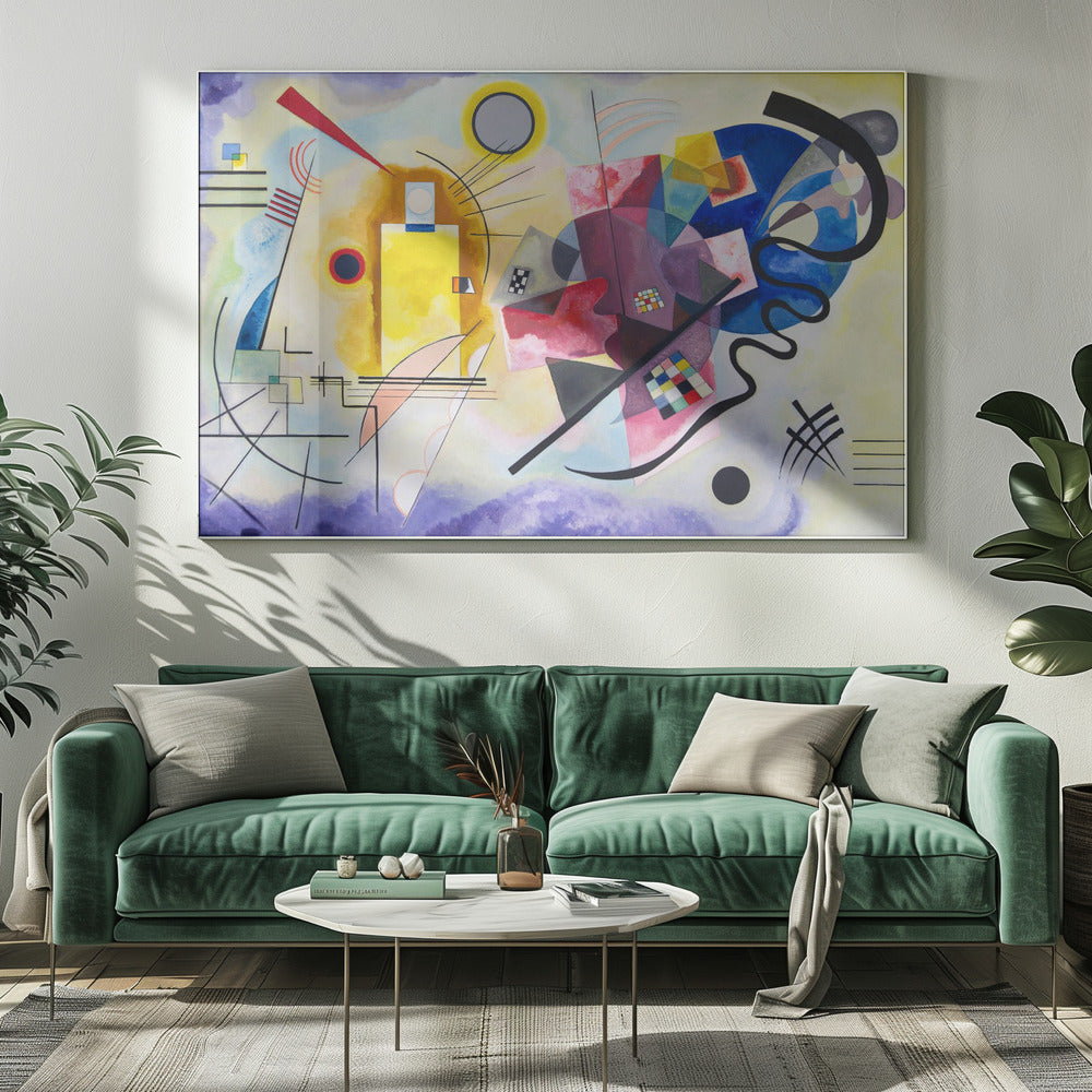 Yellow Red Blue - Poster / Art Print