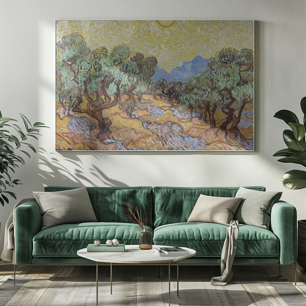 Vincent Van Gogh's Olive Trees (1889) - Poster / Art Print