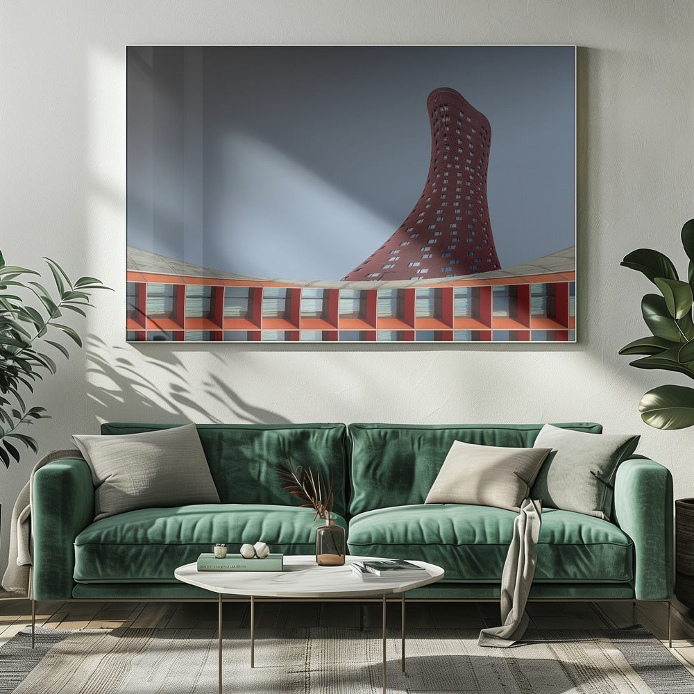 The Red Tower - Poster / Art Print