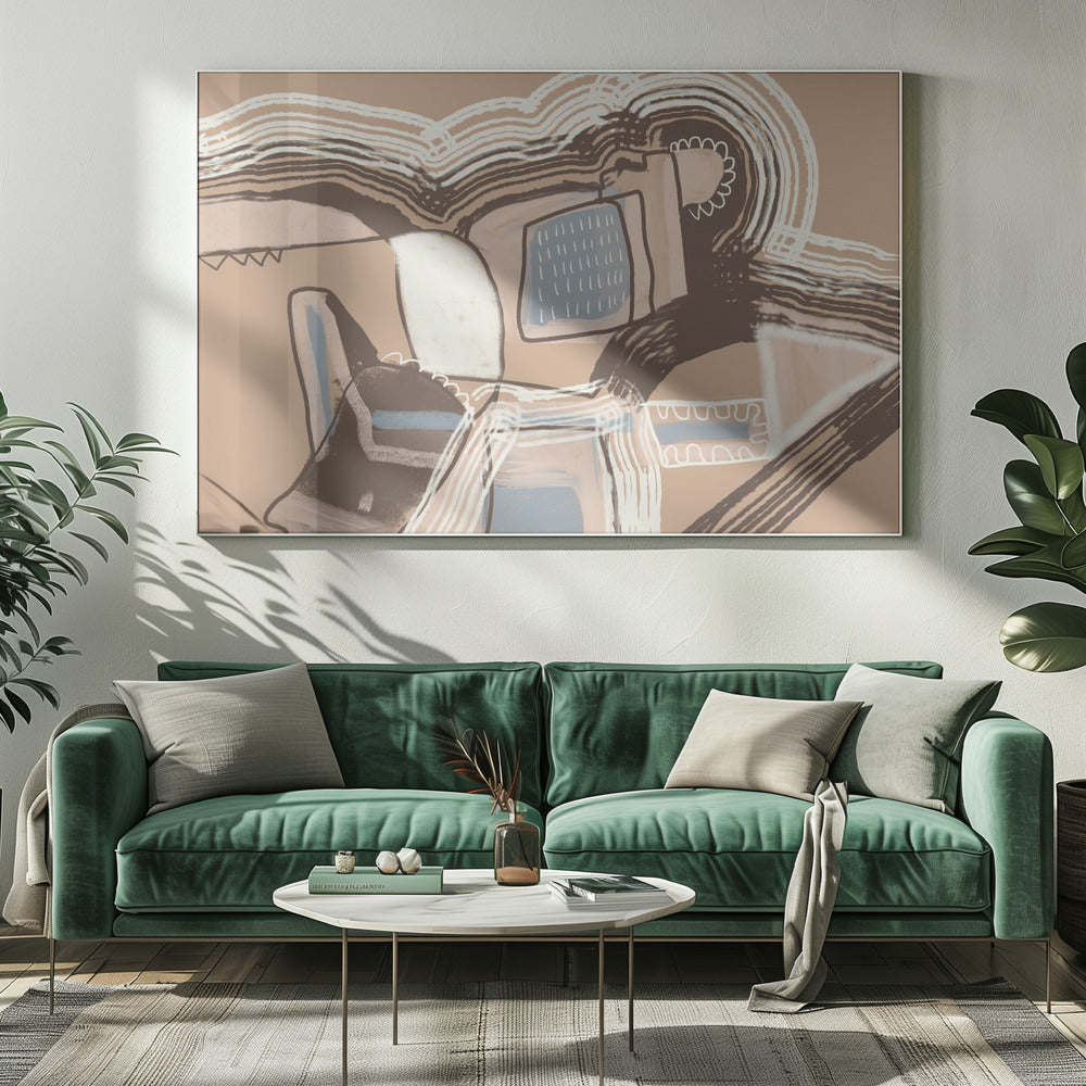 Road to Life Abstract - Poster / Art Print