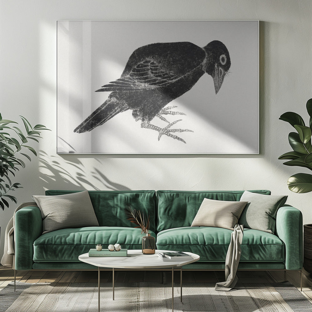 Bird, From Album of Sketches (1814) Vintage Japanese Woodblock Prints - Poster / Art Print