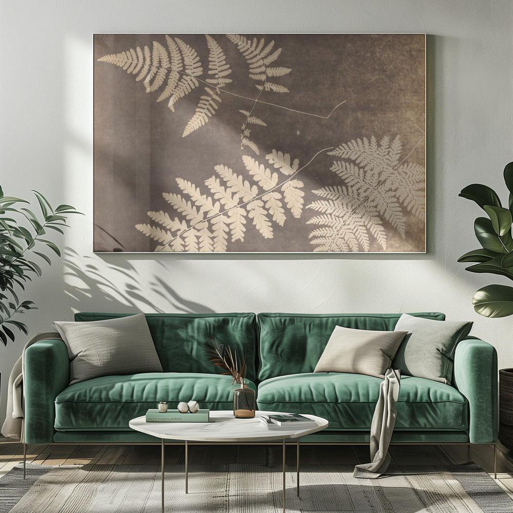 Fern Leaves 1850 - Poster / Art Print