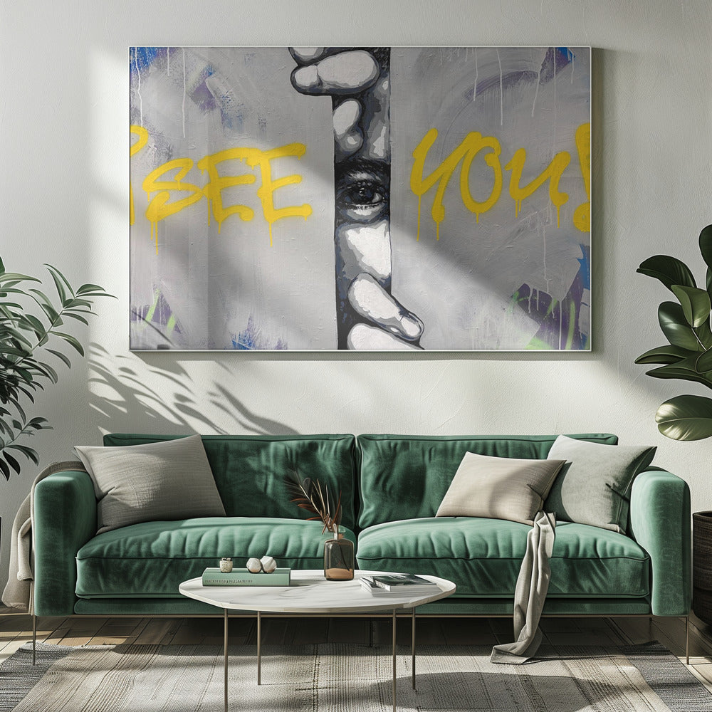 I see you - Hidden Gaze - Poster / Art Print